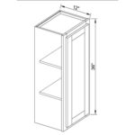 36Inch Single Door Wall Cabinet