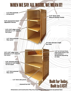 all wood discount cabinets