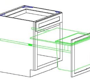 TCR21-2 - Trash Can Pull Out