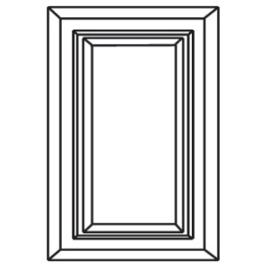 EPB24D - 24" x 30" Base Decor Door - Uptown White