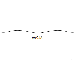VAS48 - Valance - Uptown White