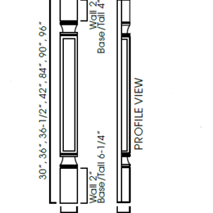 POLE75-B3 - Decorative Pole - Uptown White