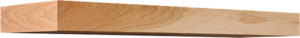 hickory wood floating shelf