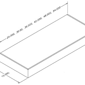 floating shelf line art