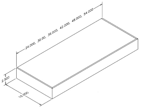 floating shelf line art