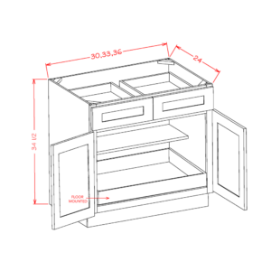 One Rollout Shelf Base